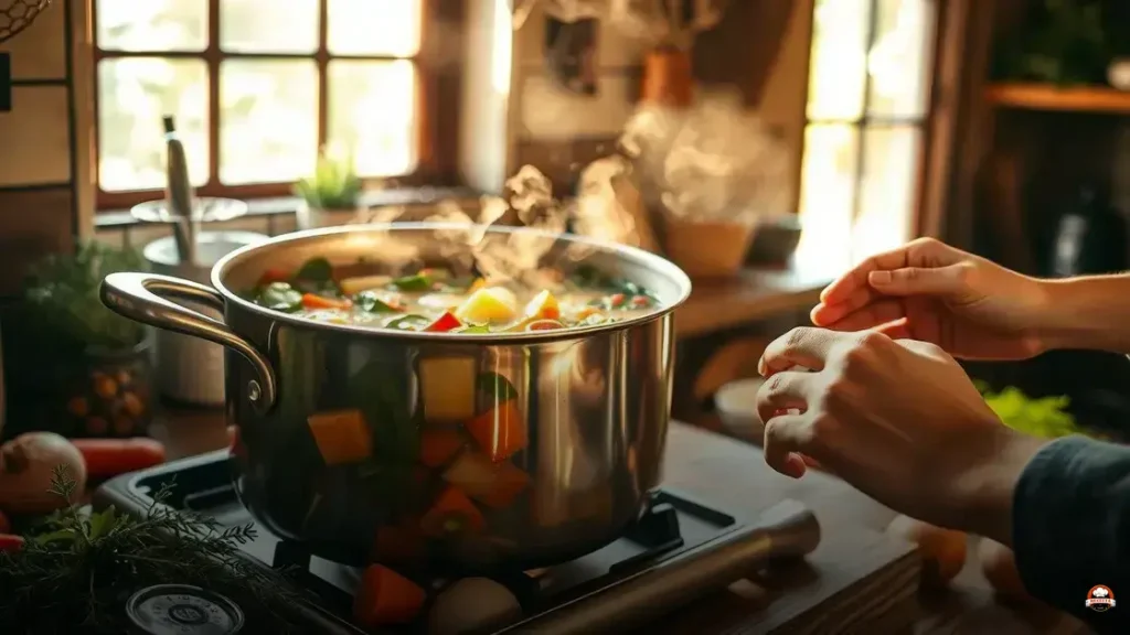 Como fazer sopa de legumes sem macarrão