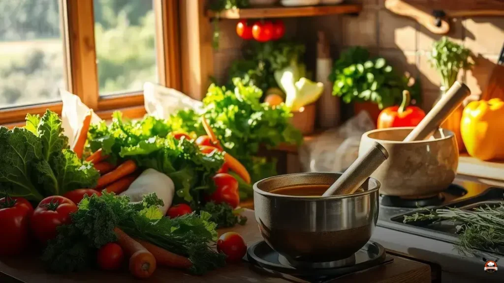 Como fazer sopa detox de legumes
