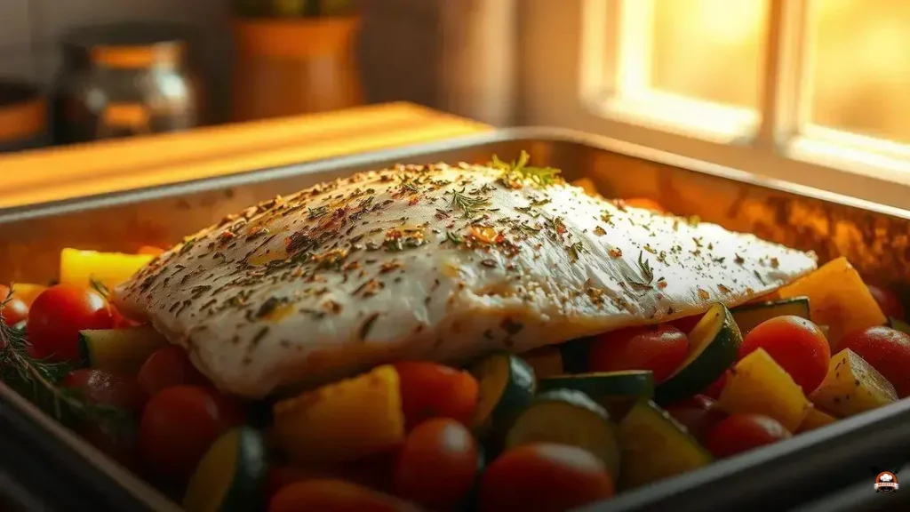 Como fazer tilapia assada com legumes