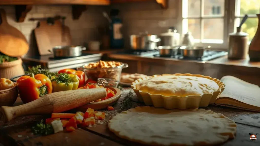Como fazer torta de frango com legumes