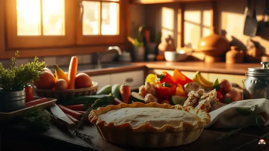 Como fazer torta de legumes com frango
