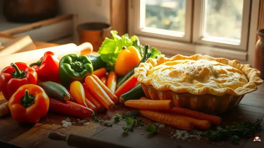 Como fazer torta salgada de legumes