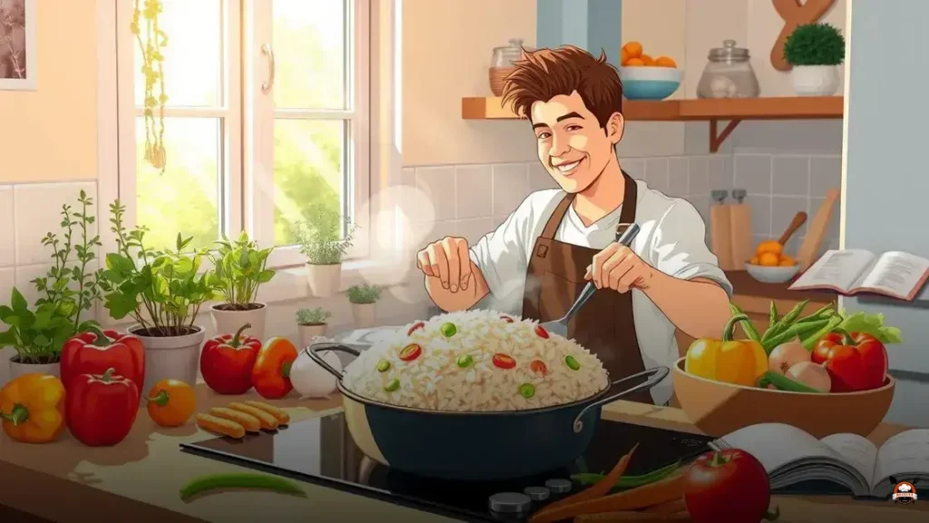 Como fazer um arroz temperado com legumes