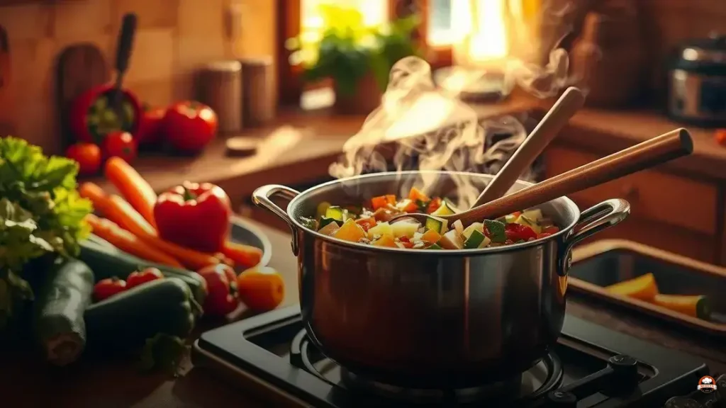 Como fazer uma sopa de legumes simples