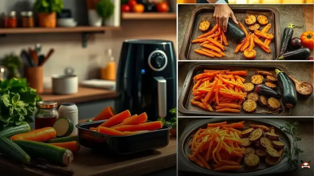 Como fazer verduras e legumes na airfryer