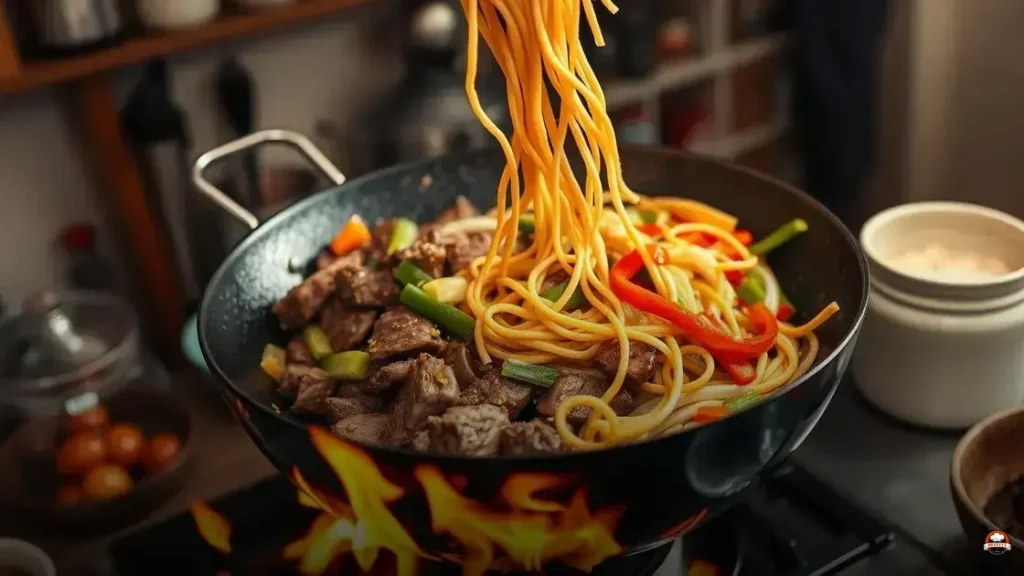 Como fazer yakisoba carne e legumes