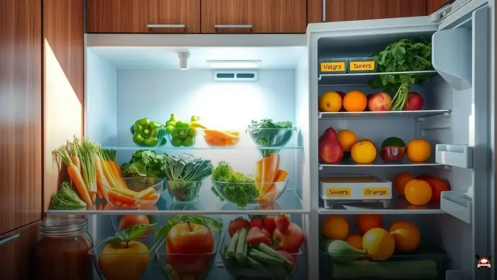 Como guardar legumes e frutas na geladeira