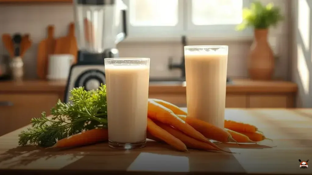 Como hacer batido de zanahoria con leche