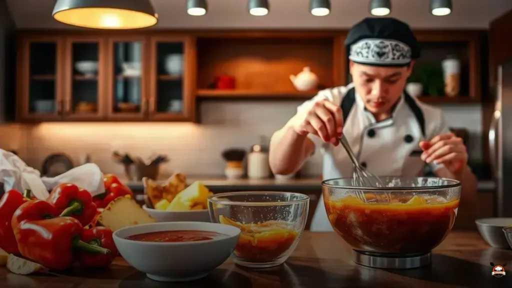 Cómo hacer salsa agridulce china