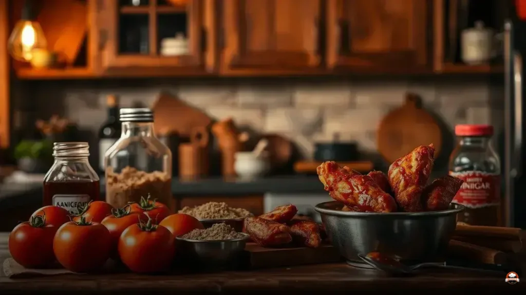 Cómo hacer salsa barbecue para alitas