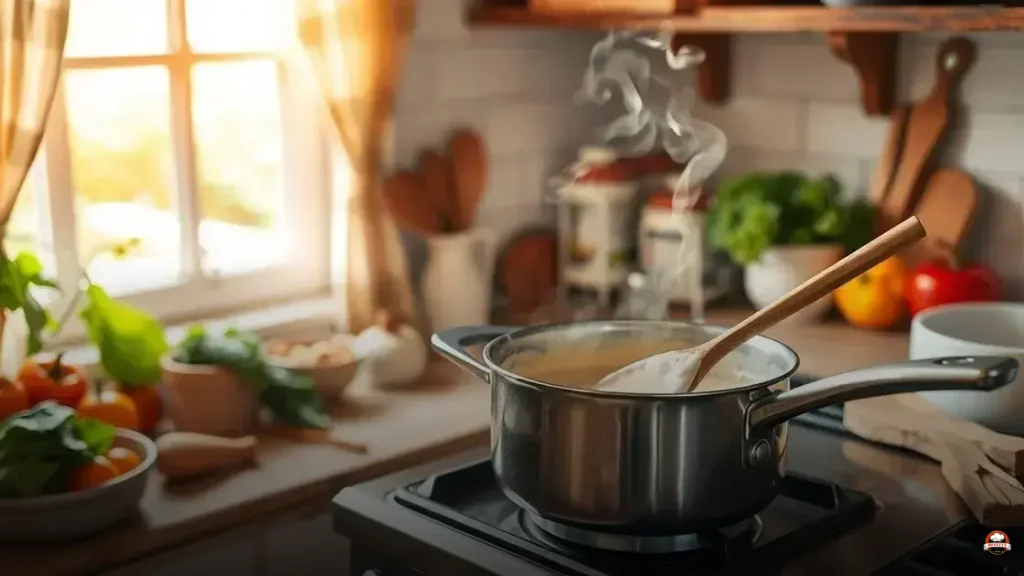 Como hacer salsa bechamel sin leche