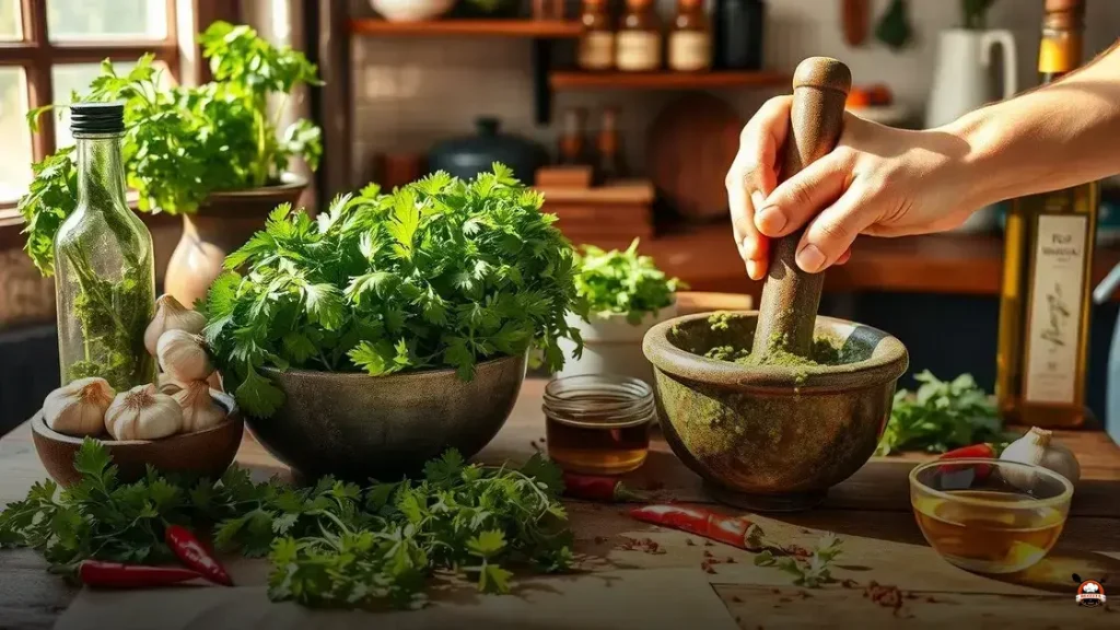 Cómo hacer salsa chimichurri