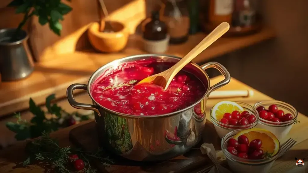 Cómo hacer salsa de arándano