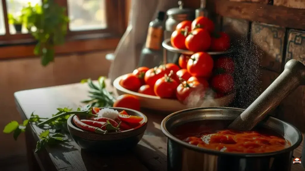 Cómo hacer salsa de jitomate con chile de árbol