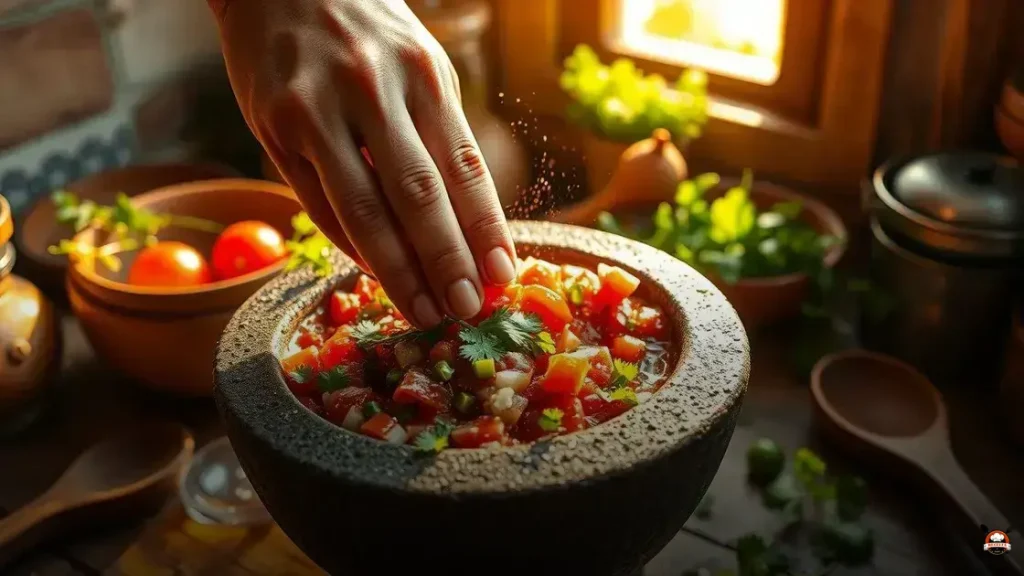 Cómo hacer salsa en molcajete