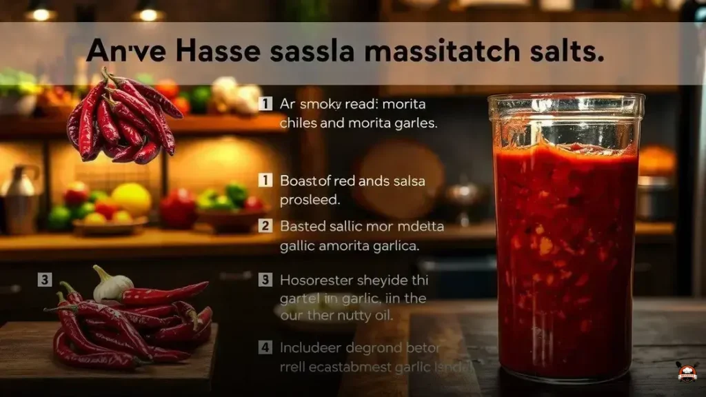 Cómo hacer salsa macha con chile morita