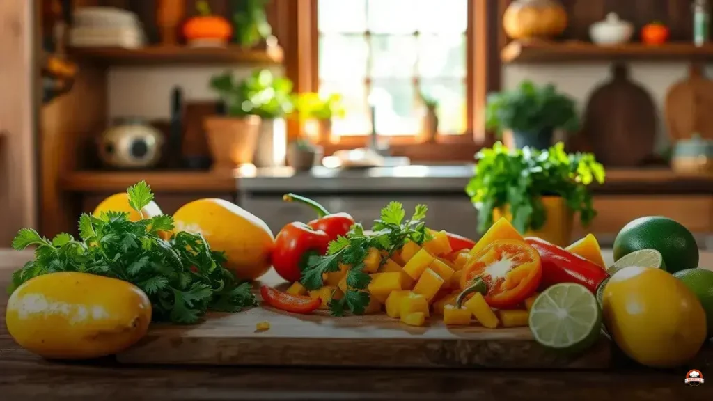 Cómo hacer salsa mango habanero