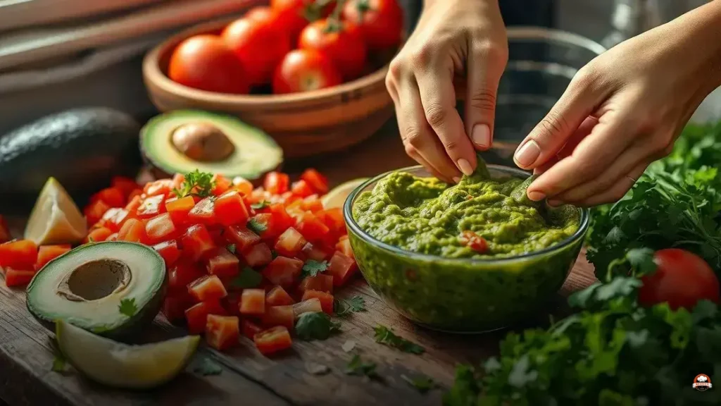 Cómo hacer salsa tipo guacamole
