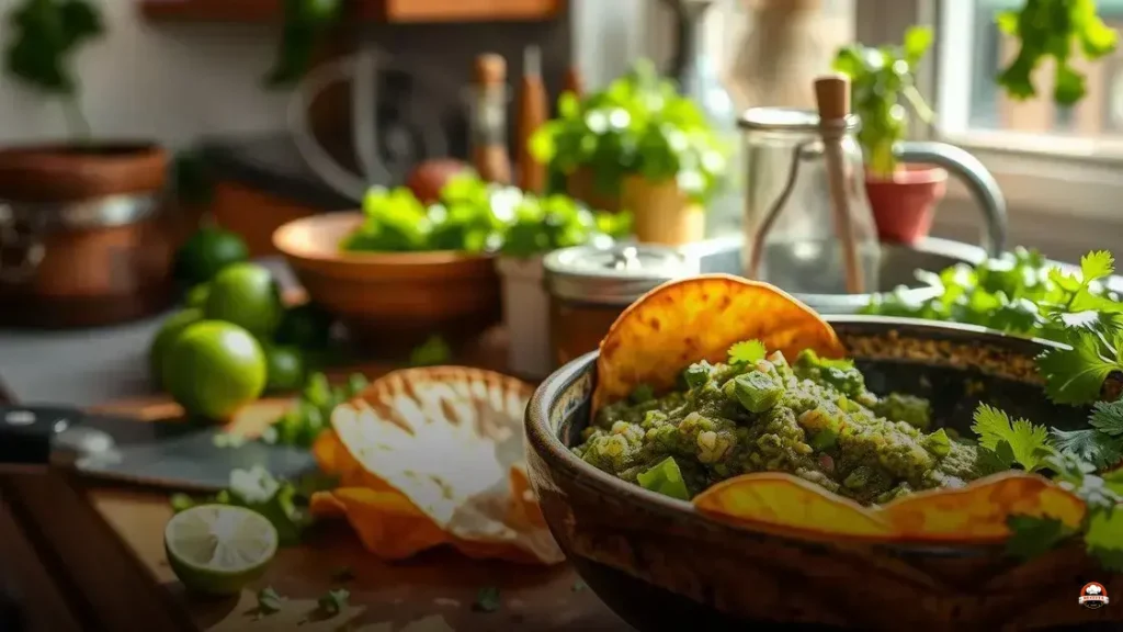 Cómo hacer salsa verde para tacos dorados