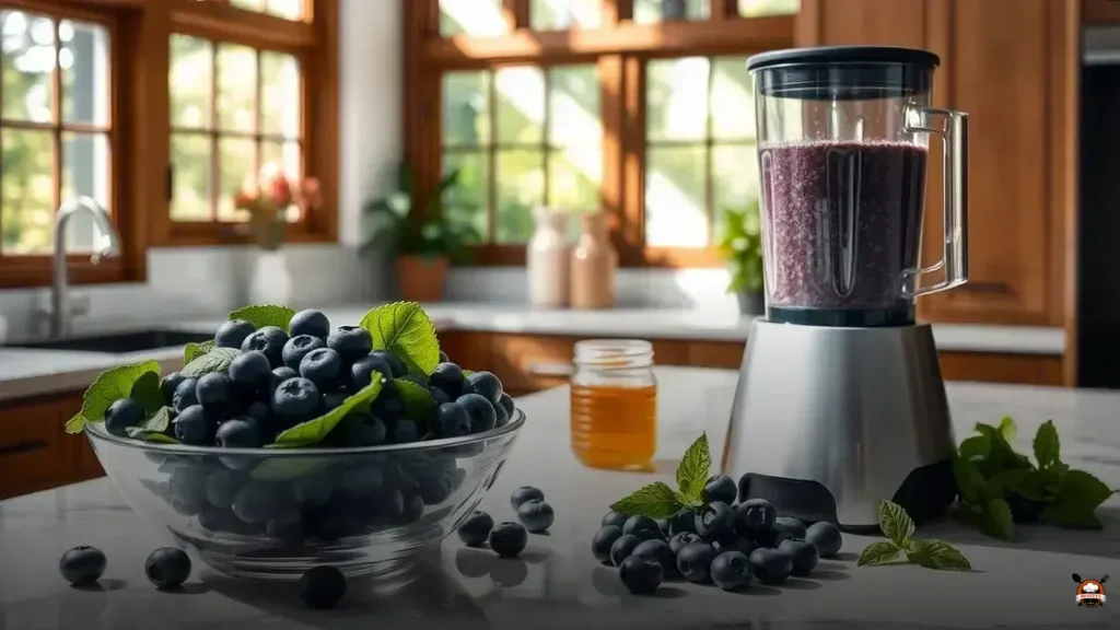 Cómo hacer un batido con arándanos