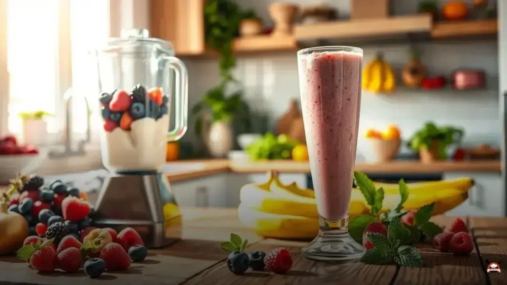 Como hacer un batido con yogur griego