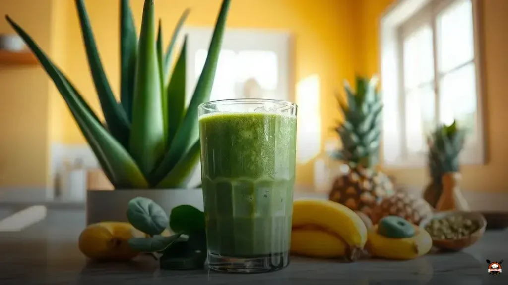 Como hacer un batido de aloe vera