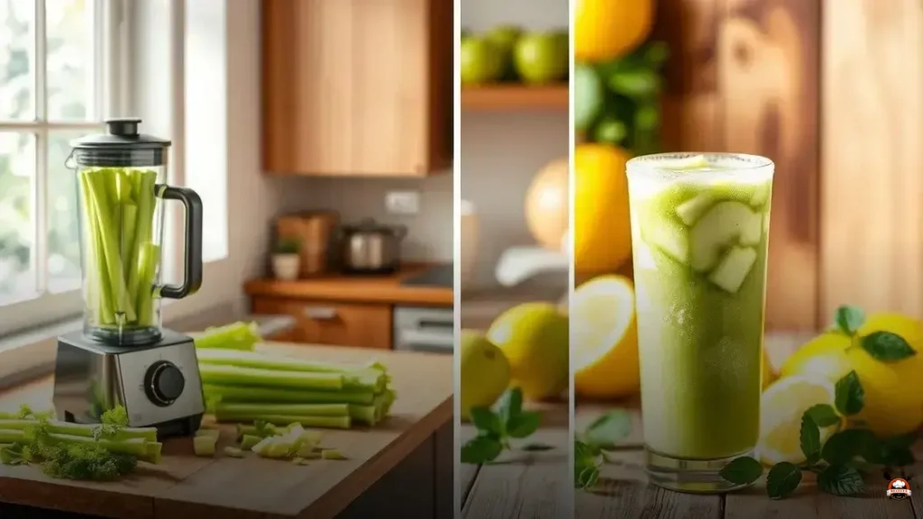 Cómo hacer un batido de apio