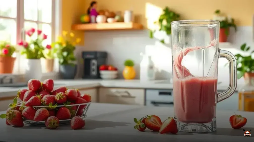 Como hacer un batido de fresa ingredientes