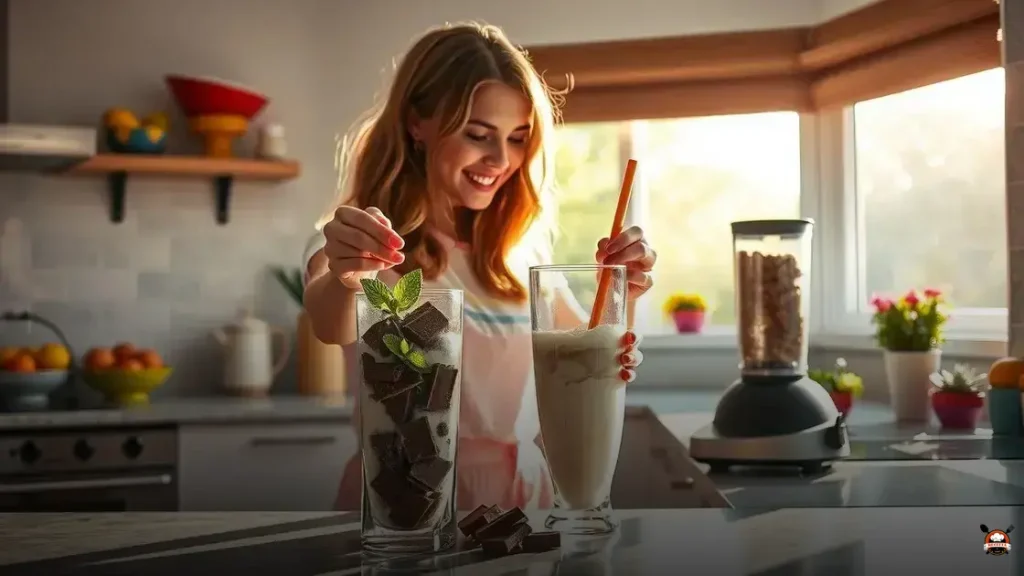 Como hacer un batido de kit kat