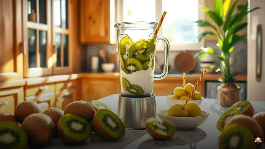 Como hacer un batido de kiwis