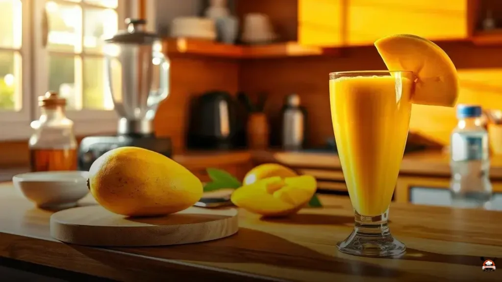 Como hacer un batido de mango