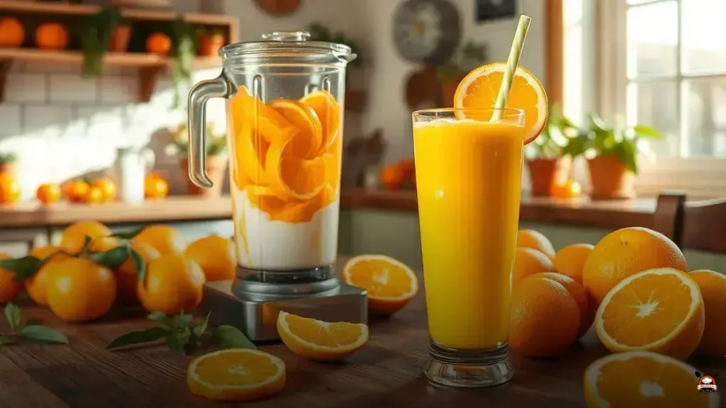 Cómo hacer un batido de naranja