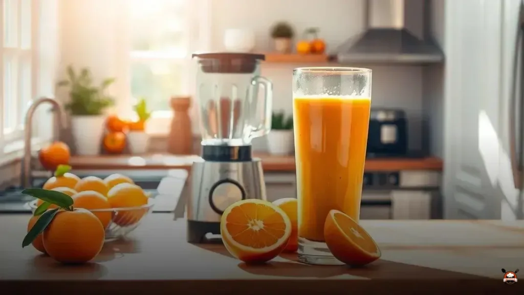 Como hacer un batido de naranja y manzana