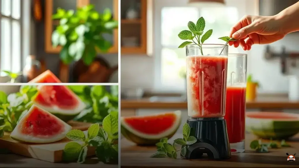 Cómo hacer un batido de sandía