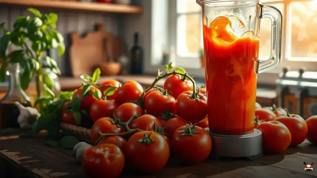 Como hacer un batido de tomate