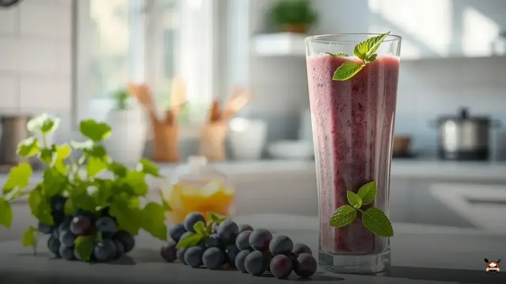 Cómo hacer un batido de uva
