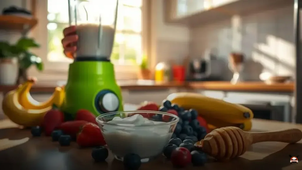 Como hacer un batido de yogur