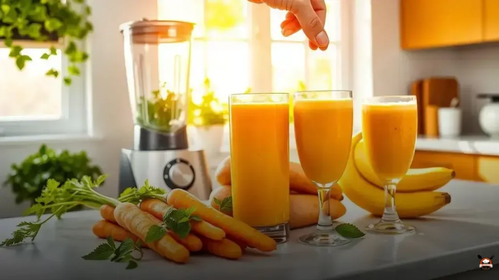 Como hacer un batido de zanahoria