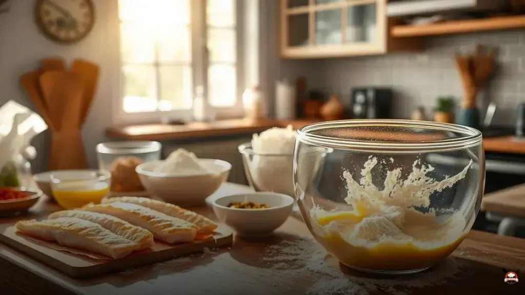 Cómo hacer un batido para el pescado frito