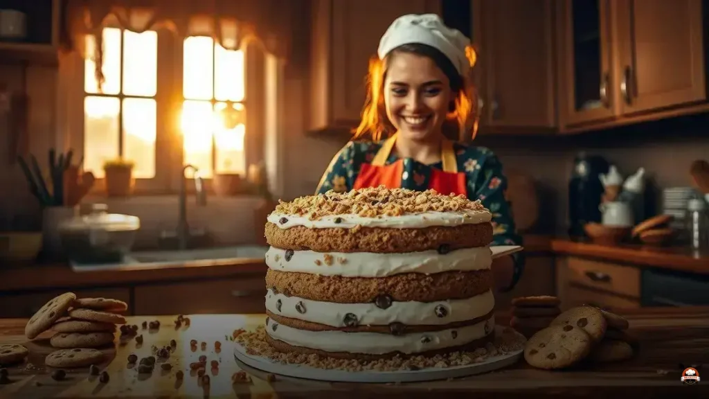 Cómo hacer un bizcocho con galletas