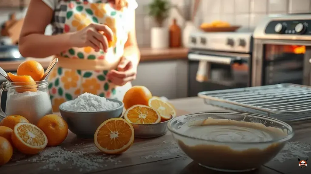 Cómo hacer un bizcocho con zumo de naranja