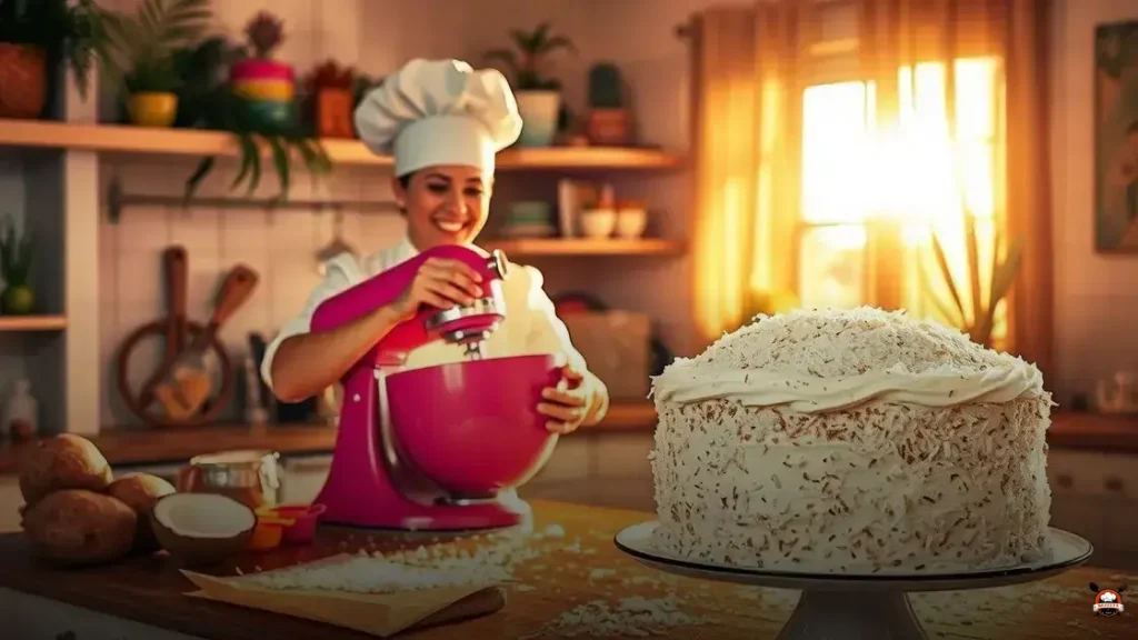 Cómo hacer un bizcocho de coco