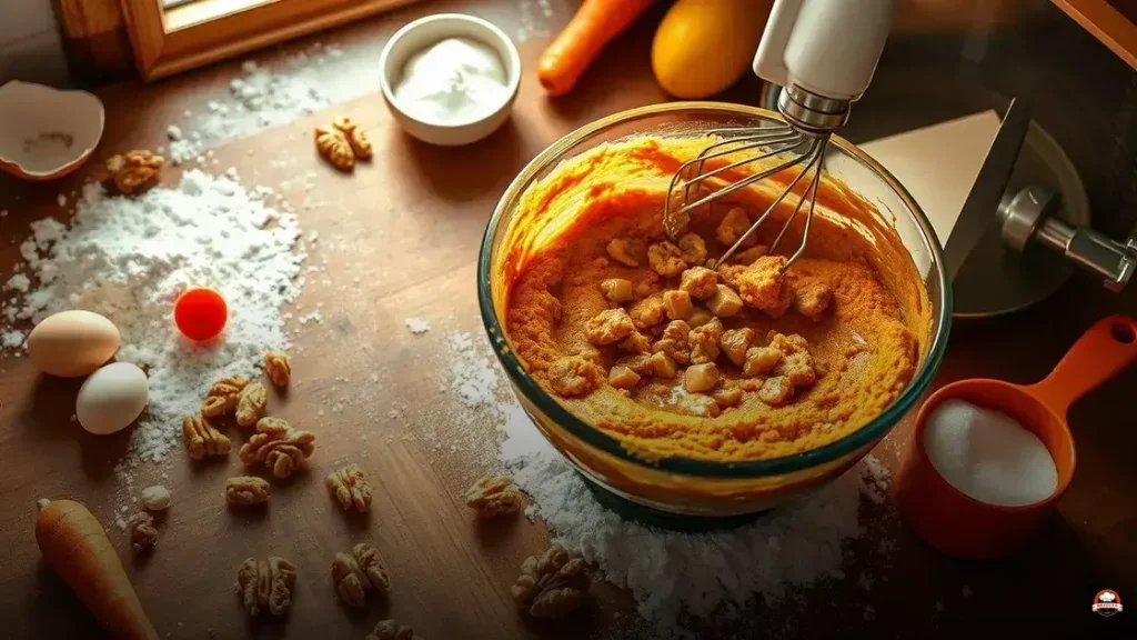 Cómo hacer un bizcocho de zanahoria y nueces