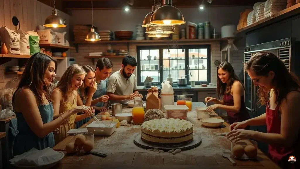 Cómo hacer un bizcocho para 30 personas