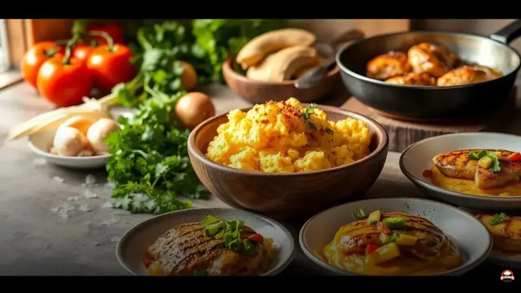 Cómo hacer un majadito batido de pollo