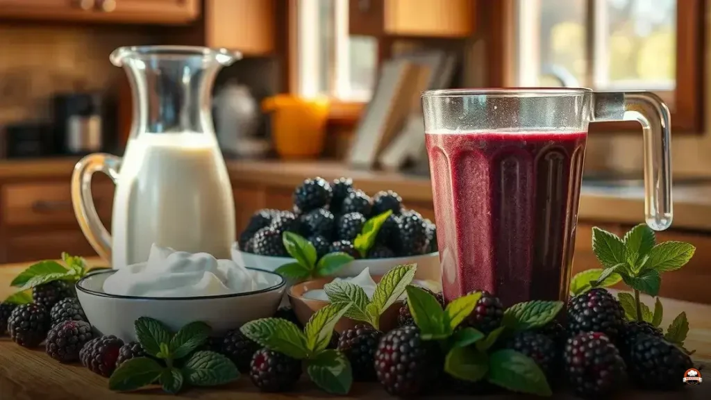 Como hacer un rico batido de mora