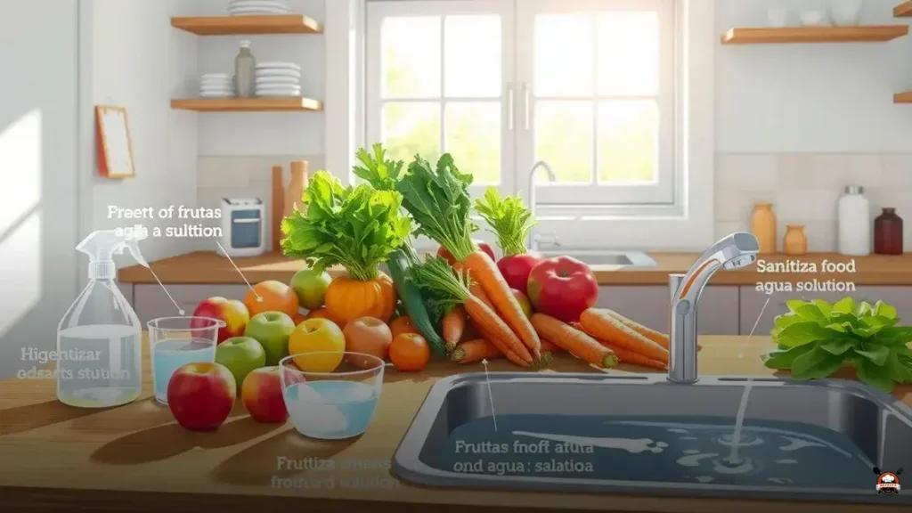 Como higienizar frutas e legumes com agua sanitaria