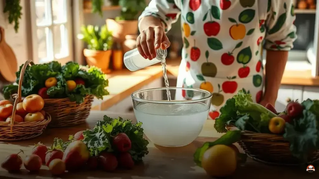 Como higienizar frutas e legumes com vinagre