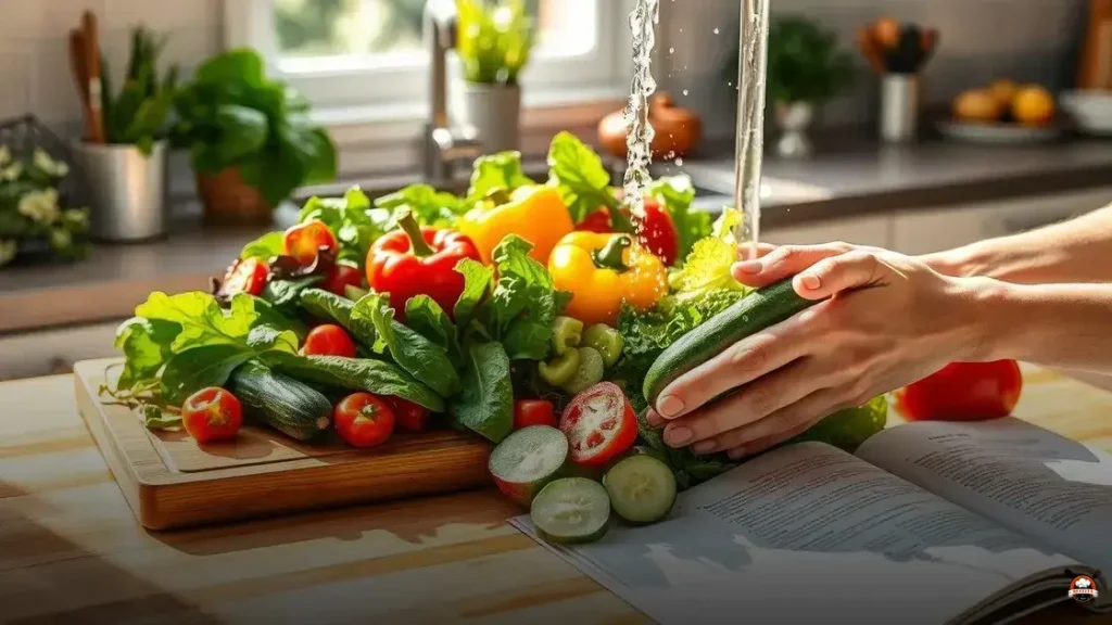Como higienizar saladas e legumes