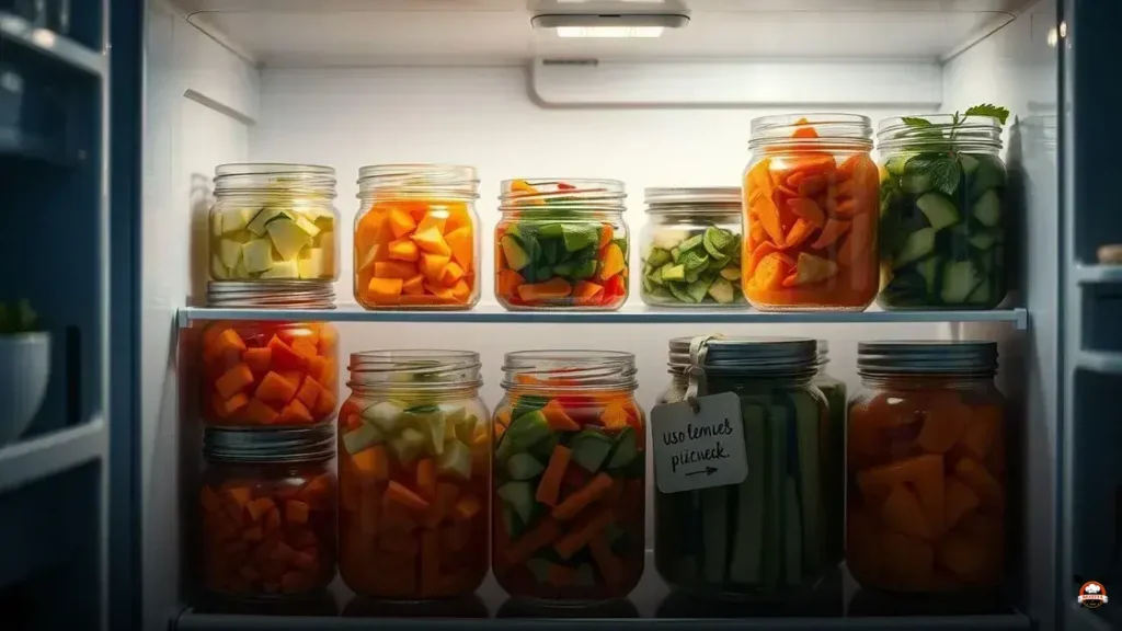 Como manter legumes picados na geladeira